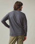 Men's Vintage Crew Long Sleeve Tee - Washed Metropolitan Grey